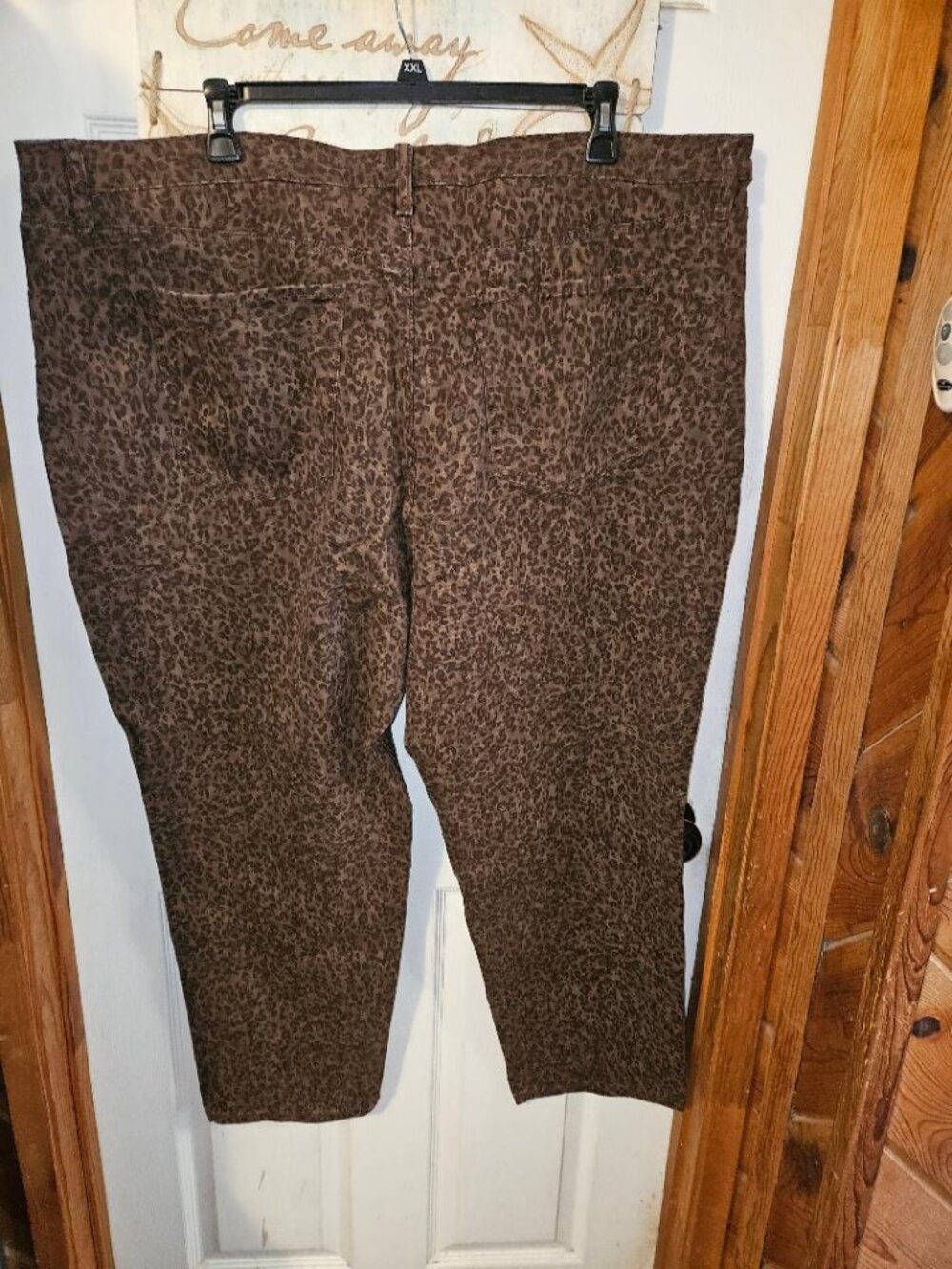 NWT Terra & Sky Cheeta print jeans Women's size 26W CUTE! FUN! - Picture 2 of 11